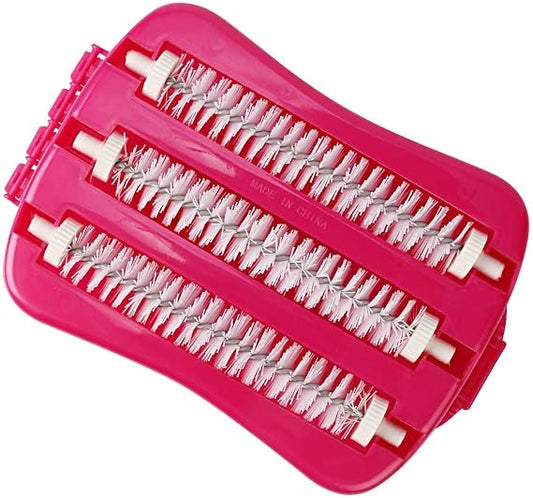 Carpet Cleaning Brush with 3 Roller