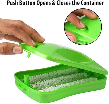 Carpet Cleaning Brush with 3 Roller