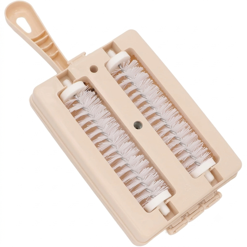 Carpet Cleaning Brush with 2 Roller